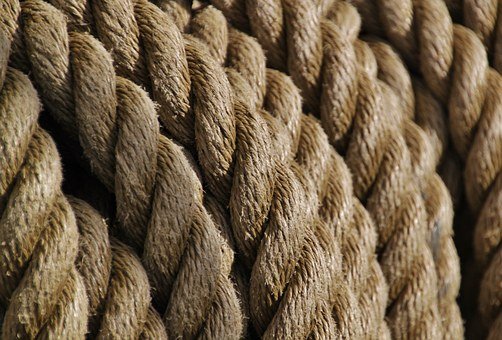 Rope, Ropes, Knot, Woven, Close Up