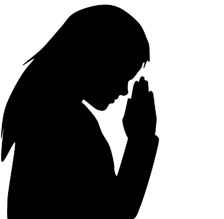 Woman Praying, Prayer, Woman Of Faith, Silhouette